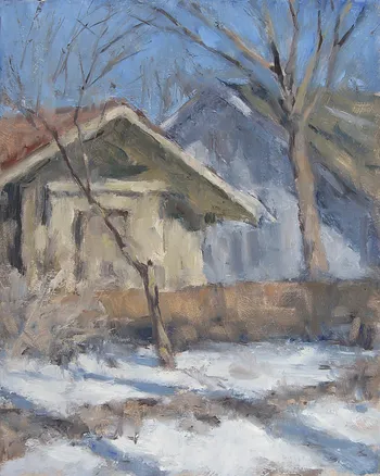 Painting Oil_Sunny Snow_8x10